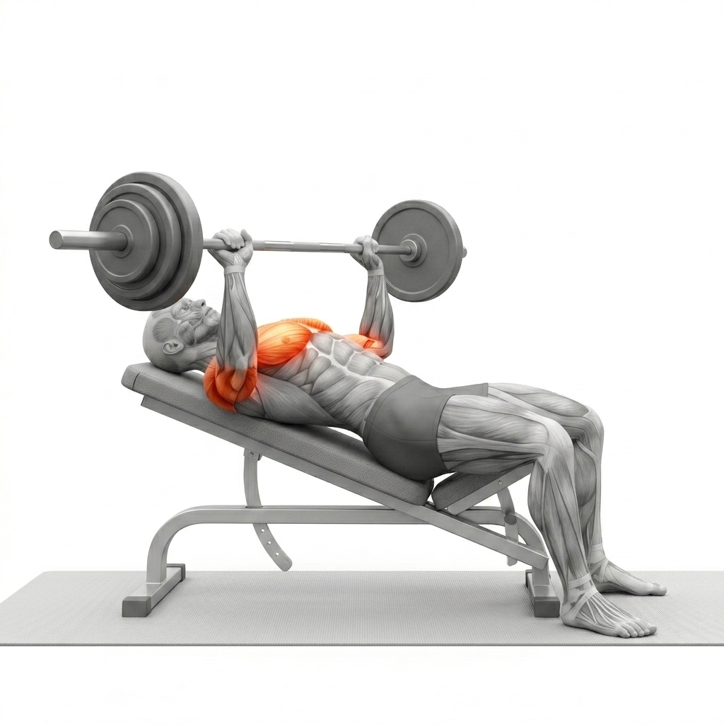 Barbell Bench Press Decline