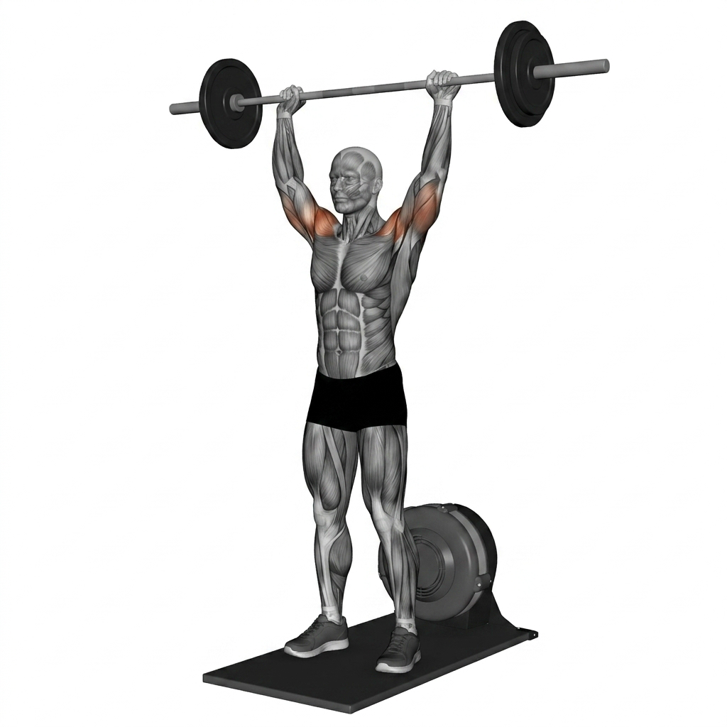 Barbell Standing Military Press