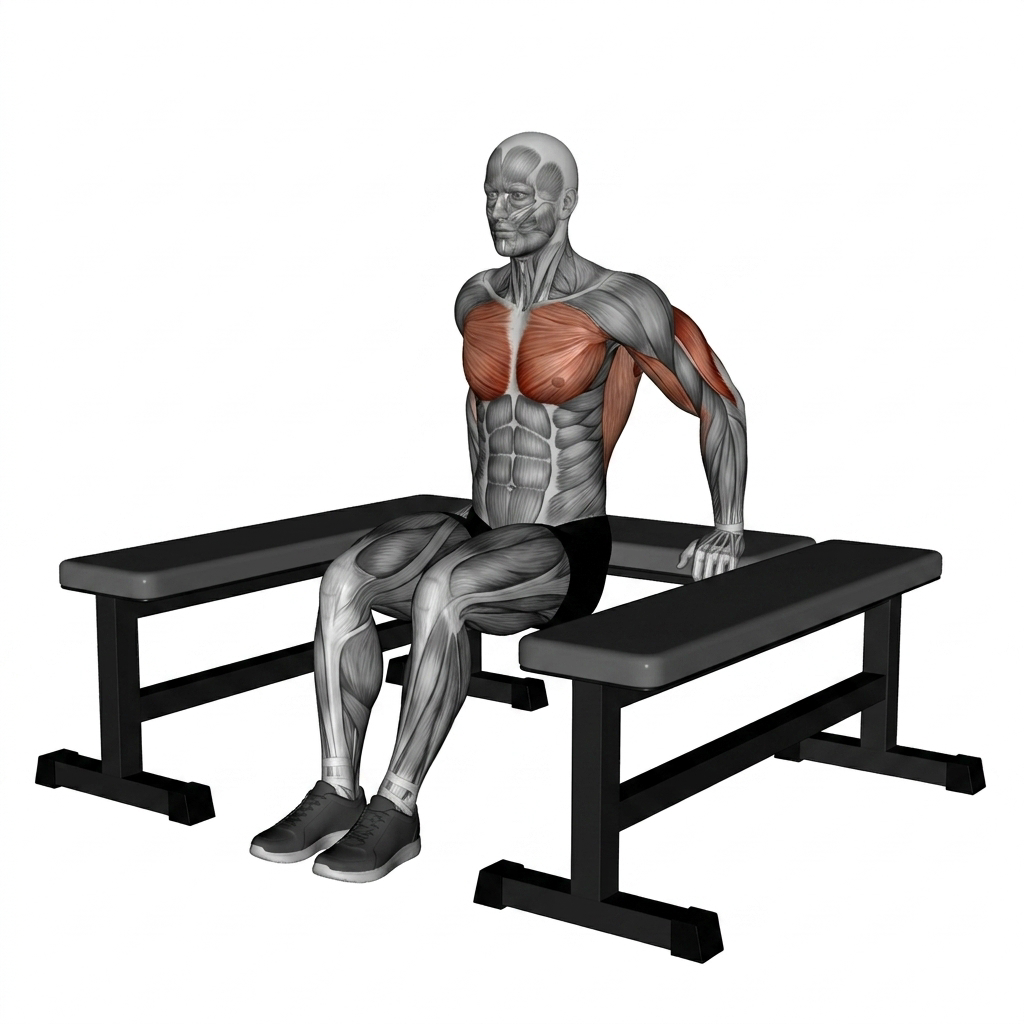 Bench Dip (Knees Bent)
