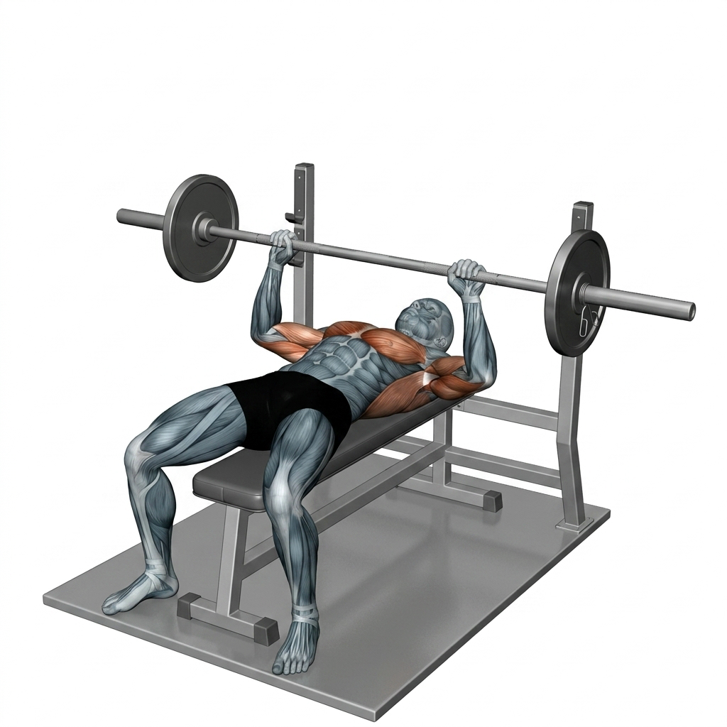 Close Grip Barbell Bench Press