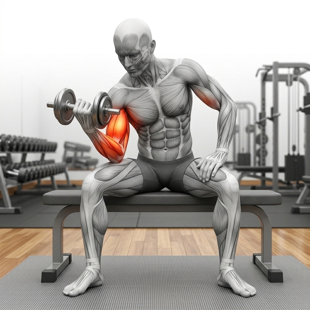 Concentration Curl (Dumbbell)