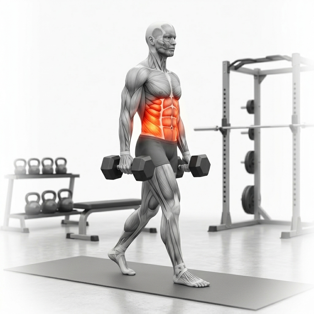 Dumbbell Farmer Walks