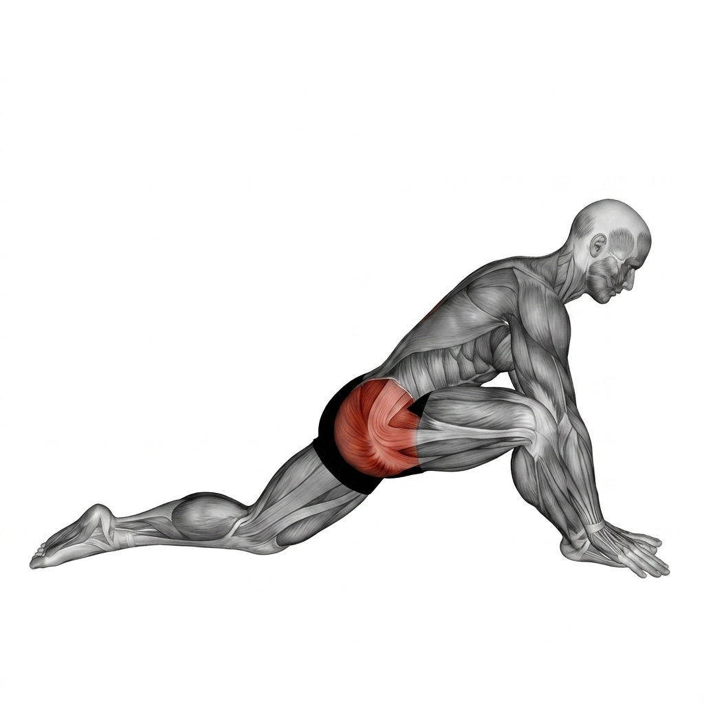 Pigeon Glutes Stretch