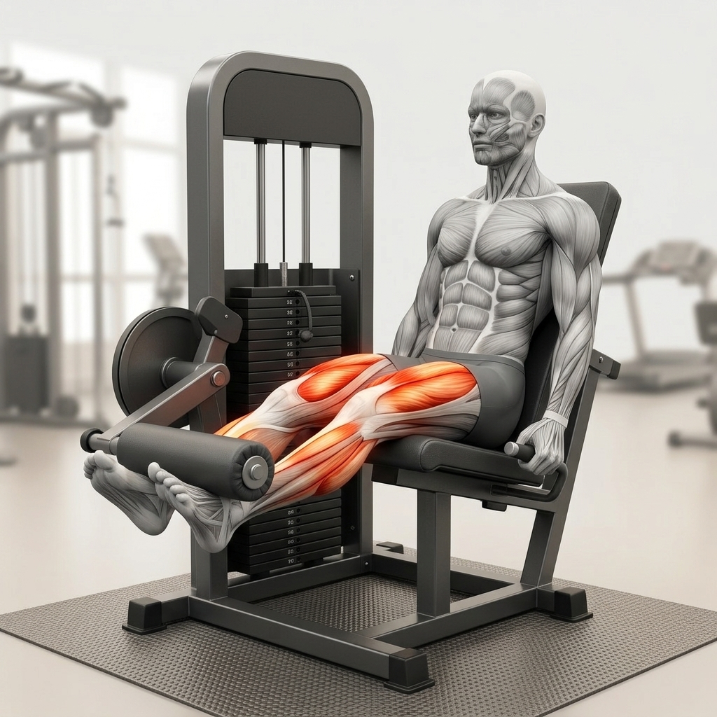 Seated Leg Extension (Both Legs)