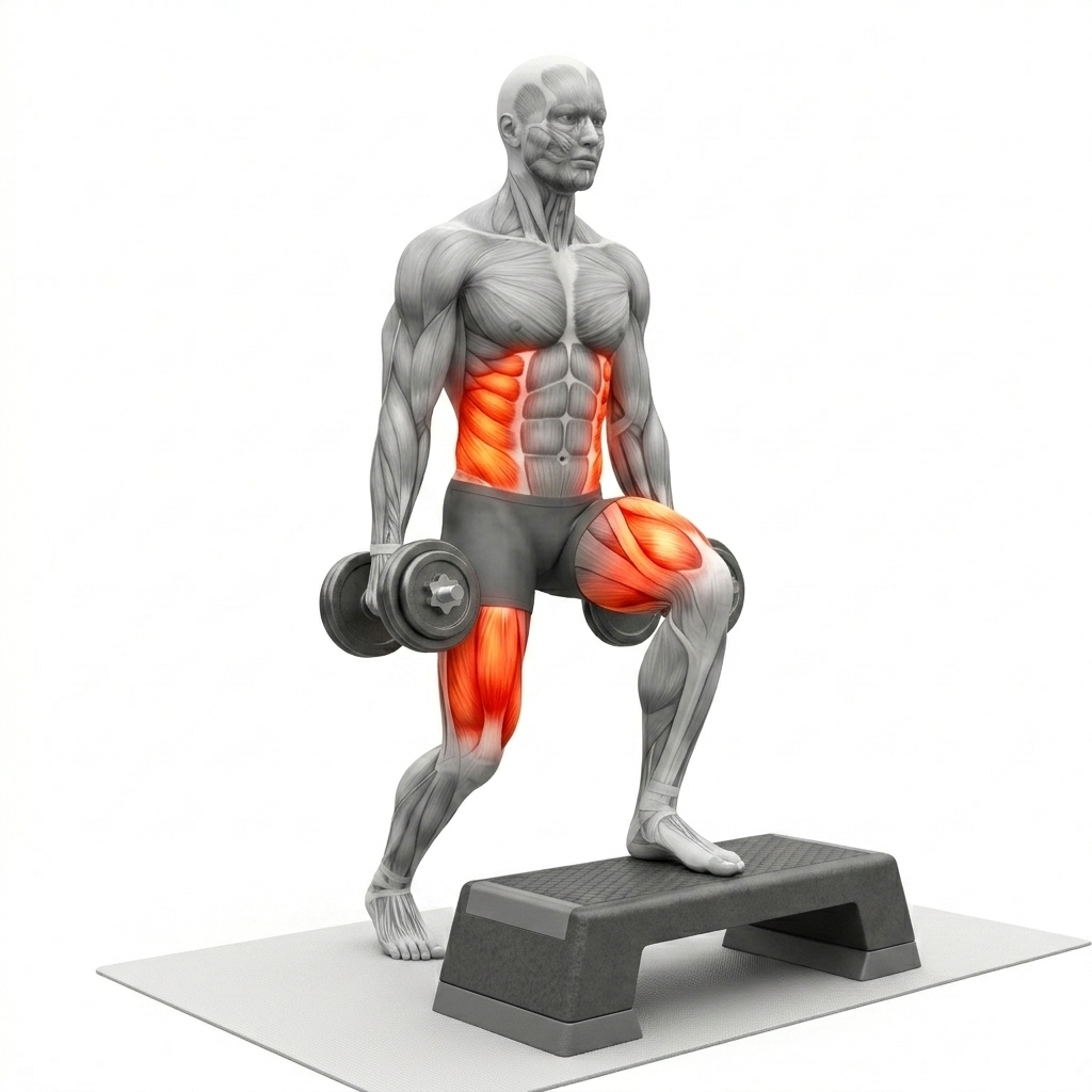 Step-up on Step Box