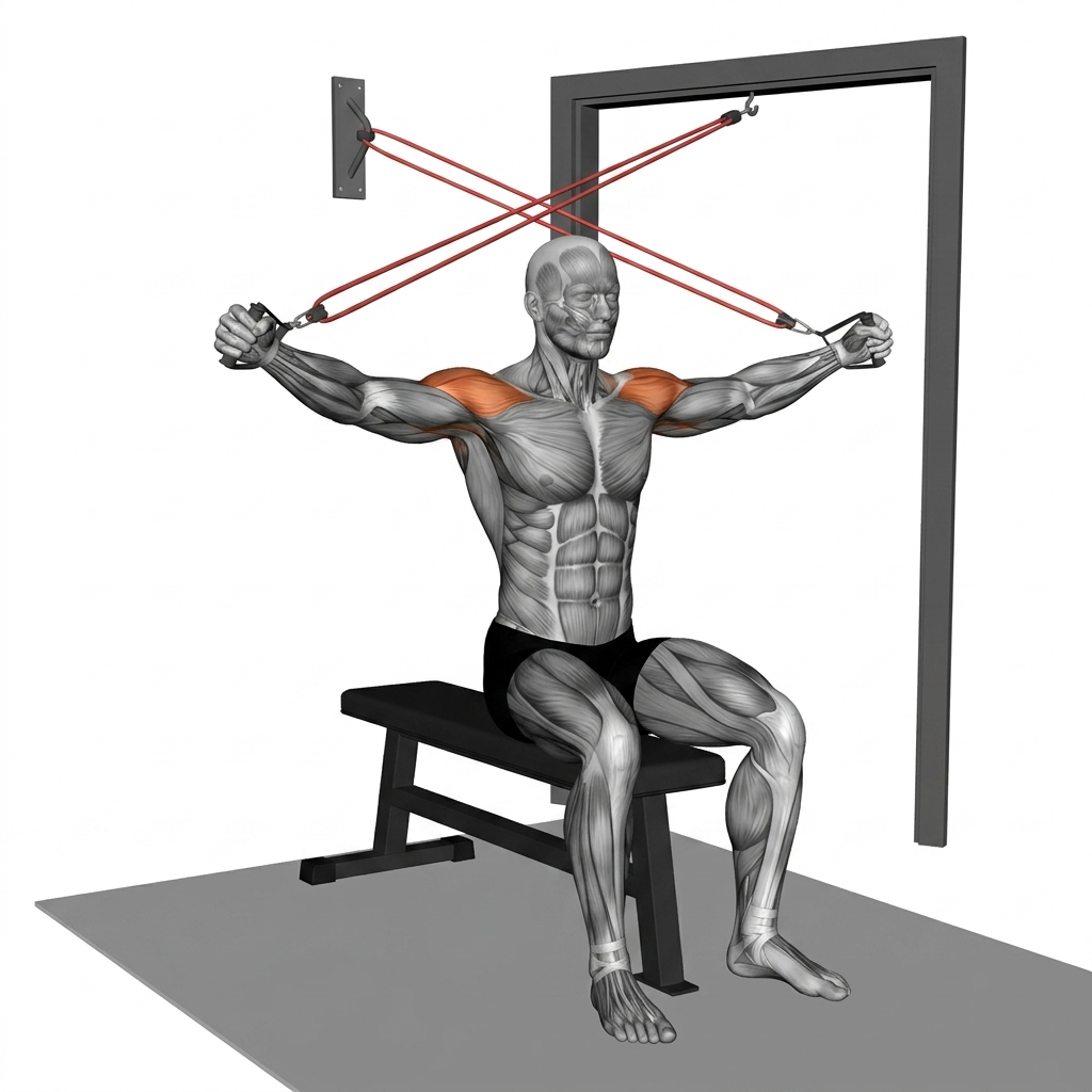Band Seated Lateral Raise