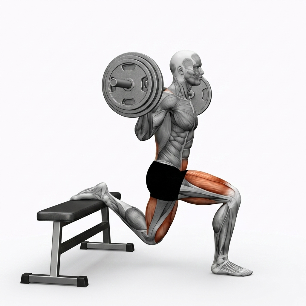 Barbell Bulgarian Split Squat