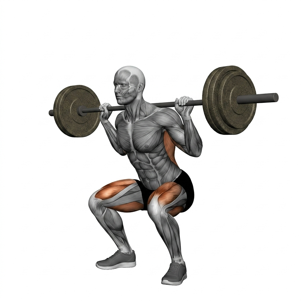 Barbell Full Squat (Conventional)