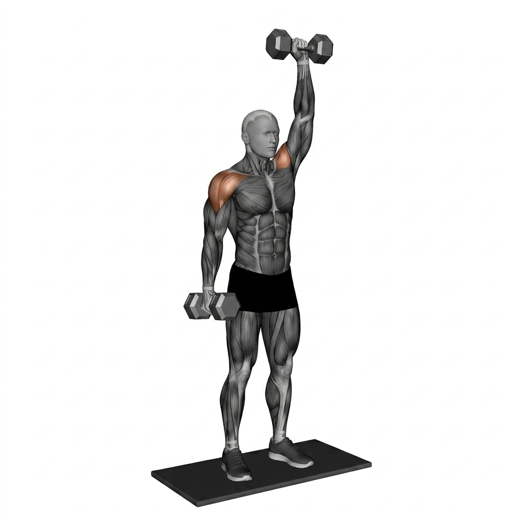 Dumbbell Alternating Arnold Press