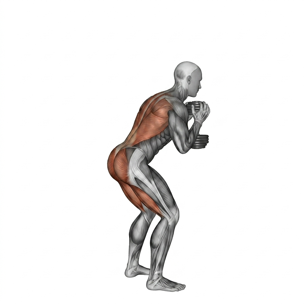 Dumbbell Goblet Good Morning